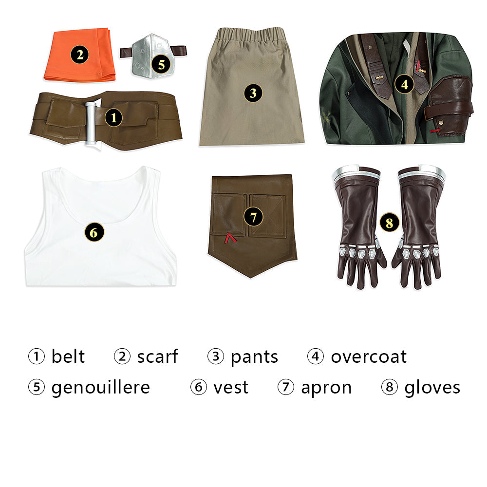 Arcane Season 2 Ekko Game LOL Full Set Top Cosplay Costumes