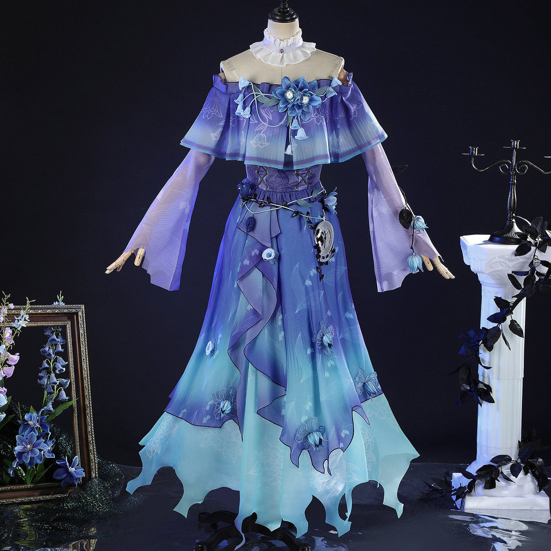 Identity V Entomologist Melly Plinius Ghost Candle Cosplay Costumes