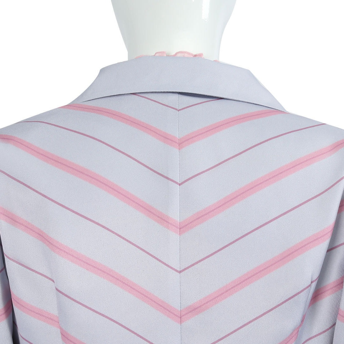 Wicked: For Good Witch Glinda Pink Stripe Suit Cosplay Costumes