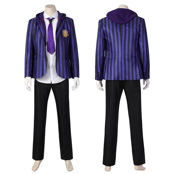 Wednesday 2 The Addams Family Xavier Thorpe Ajax Petropolus Nevermore Academy Uniform Cosplay Costume