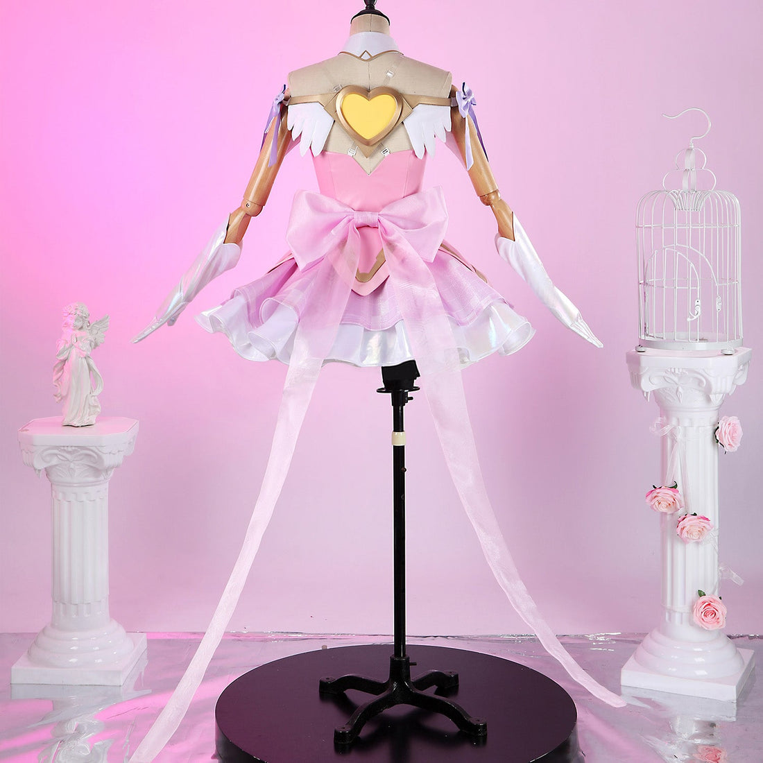 Overwatch 2 Magical Girl Juno Dress Full Set Cosplay Costumes