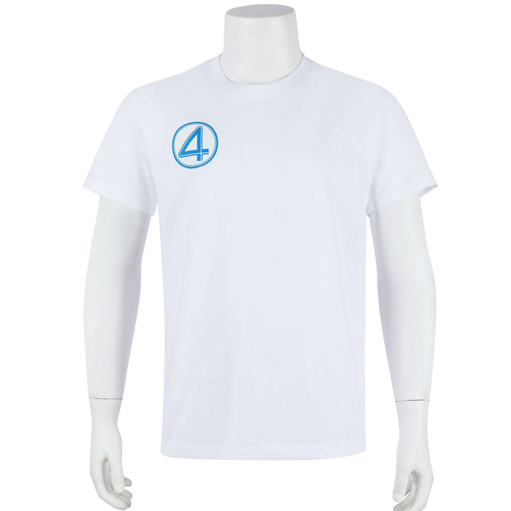 Marvel Rivals Fantastic Four First Steps White T-shirt Cosplay Costumes