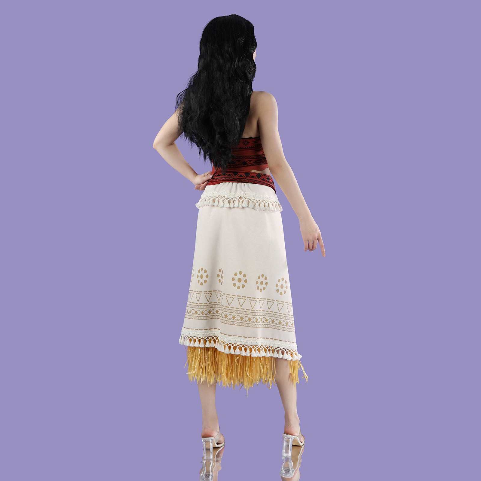 Movie Moana 2 Princess Carnival Dress Women Girl Cosplay Costumes