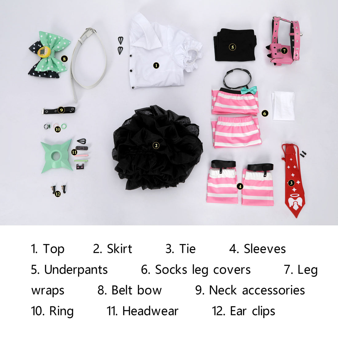 Game Zenless Zone Zero Chisaleimi‌‌ Full Set Cosplay Costumes