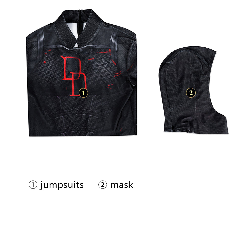 Daredevil: Born Again Season 2 Matt Murdock Kids Jumpsuit Costumes