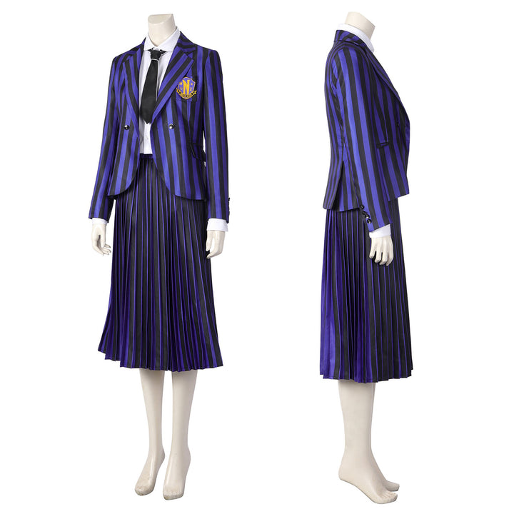 Wednesday 2 The Addams Family Nevermore Academy Uniform Enid Sinclair Bianca Barclay Costumes