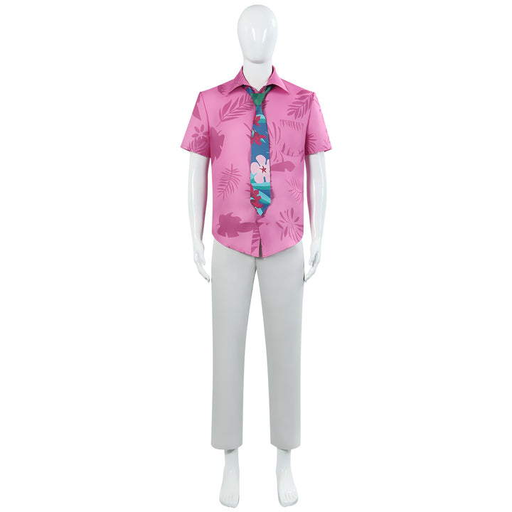 Zoo 2 Non-Mammalians Rise Nick Wilde Pink Shirt Cosplay Costumes
