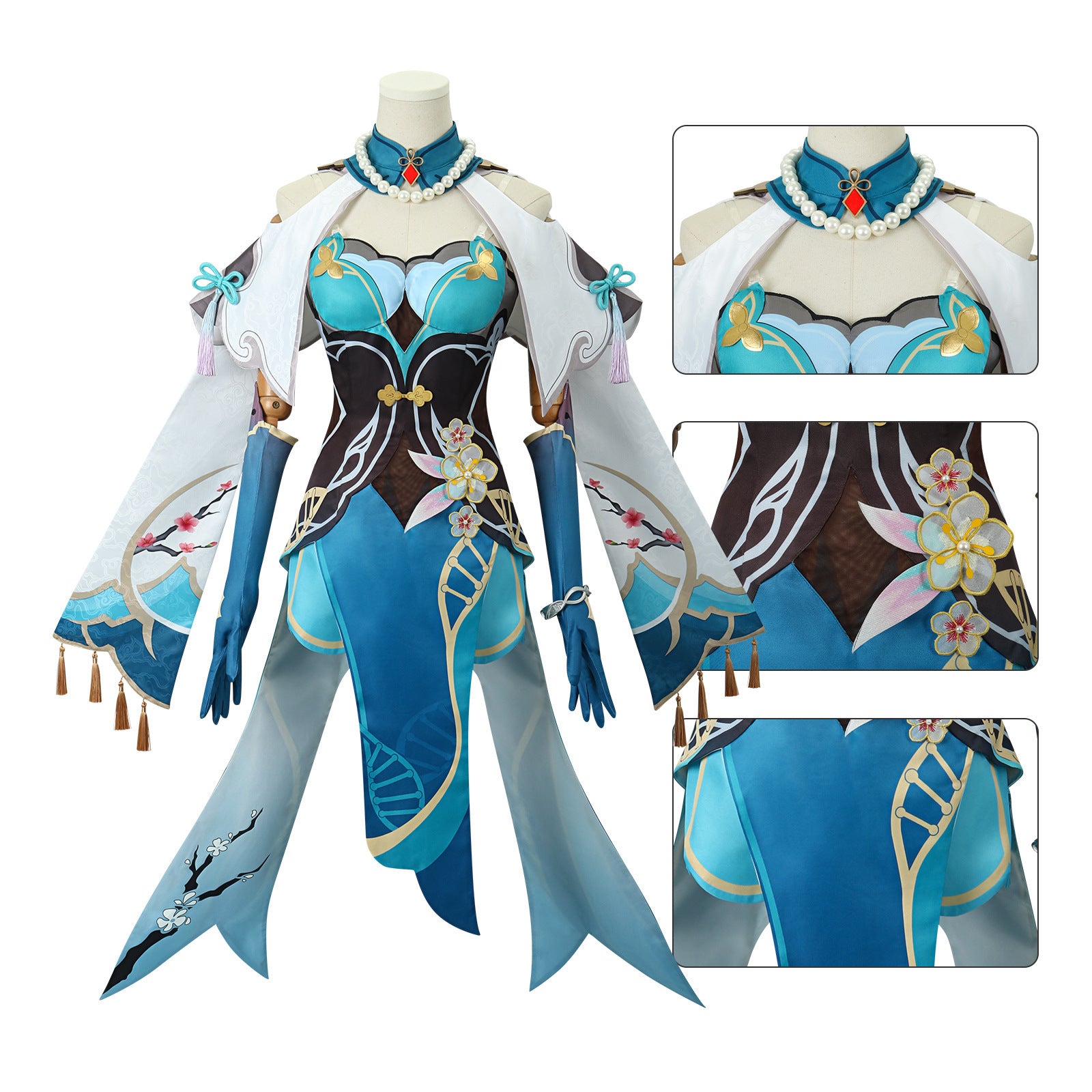 Game Honkai: Star Rail Ruan Mei Fullset Cosplay Costumes