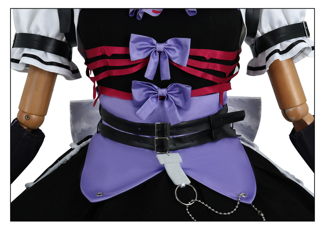 Identity V Gardener Emma Woods Halloween Purple Cosplay Costumes