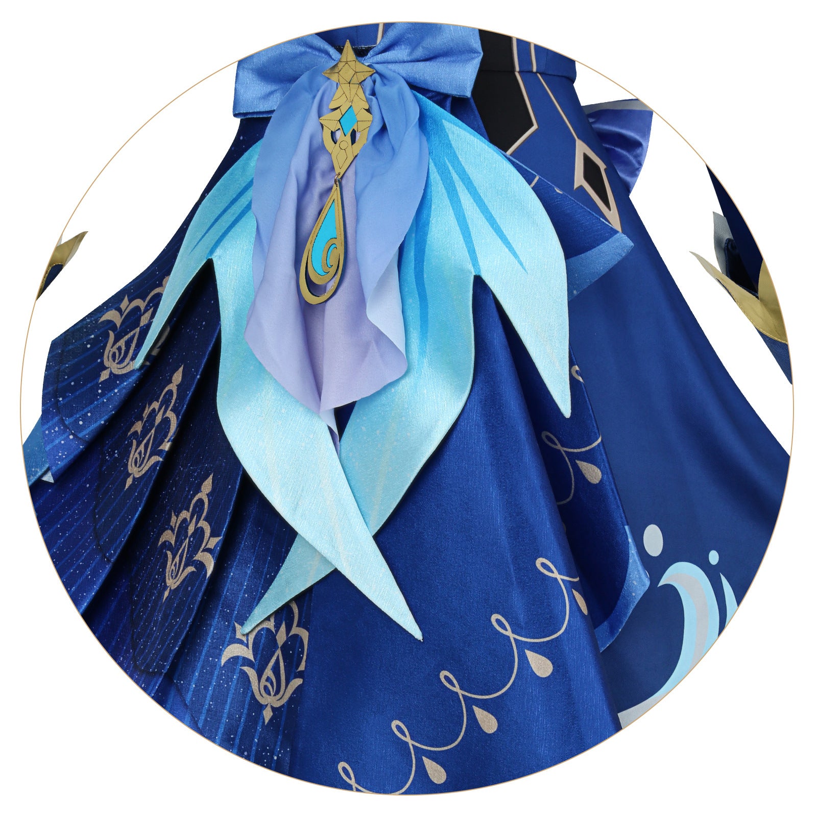 Genshin Impact Focalors Furina de Fontaine Black Cosplay Costumes