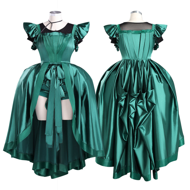 Wednesday 2 Addams Agnes Nevermore Academy Dance Dress Adult Kids Costumes