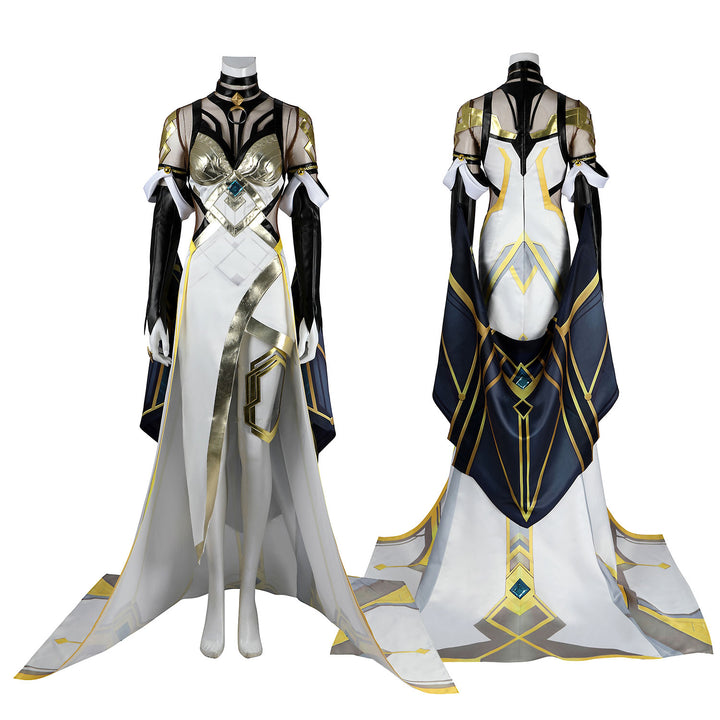 Game LOL Mel Piltover Councillor Female Cosplay Costumes
