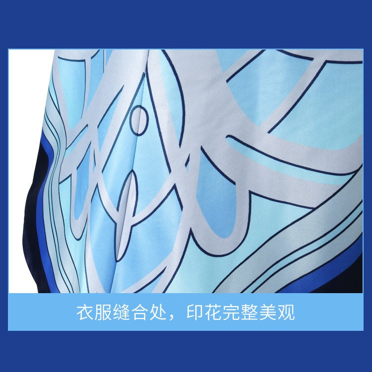 Genshin Impact Abyss Mage Hydro Cryo Pyro Electro Cosplay Costumes