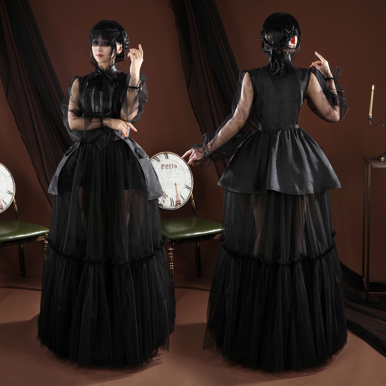Wednesday 2 The Addams Family Wednesday Addams Ball Gala Gown Costumes