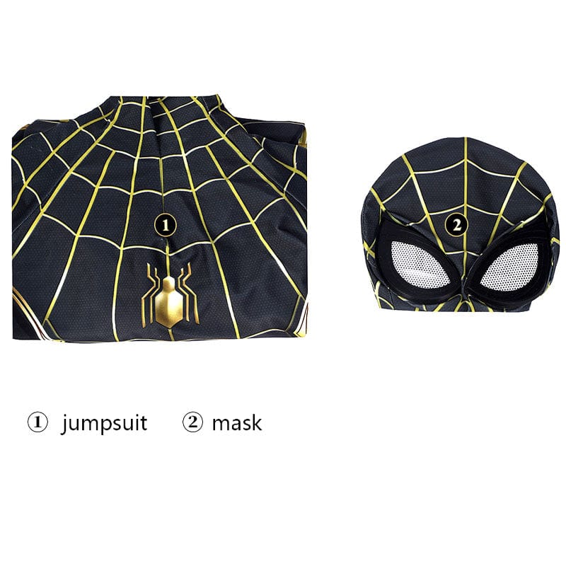 Spider-Man 3 No Way Home Peter Parker Jumpsuit Kids Cosplay Costumes