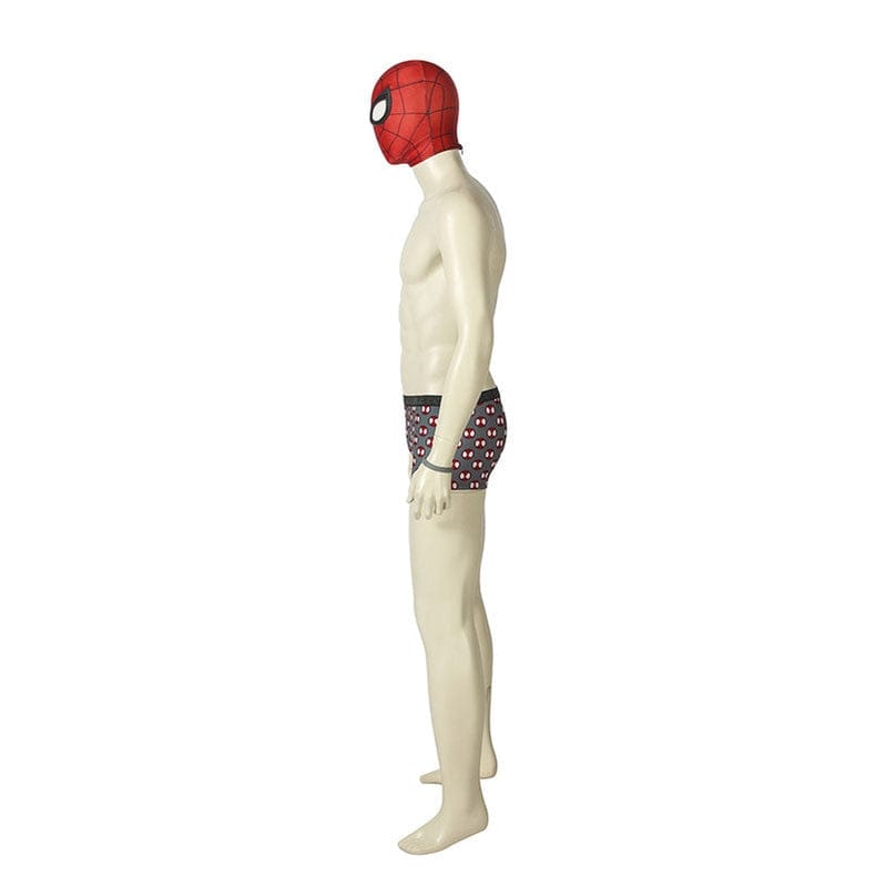 spider man ps4 undies peter parker spiderman cosplay costume with shorts and wristband